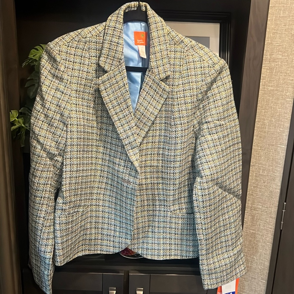 Vintage 90s Hearts of Palm blazer